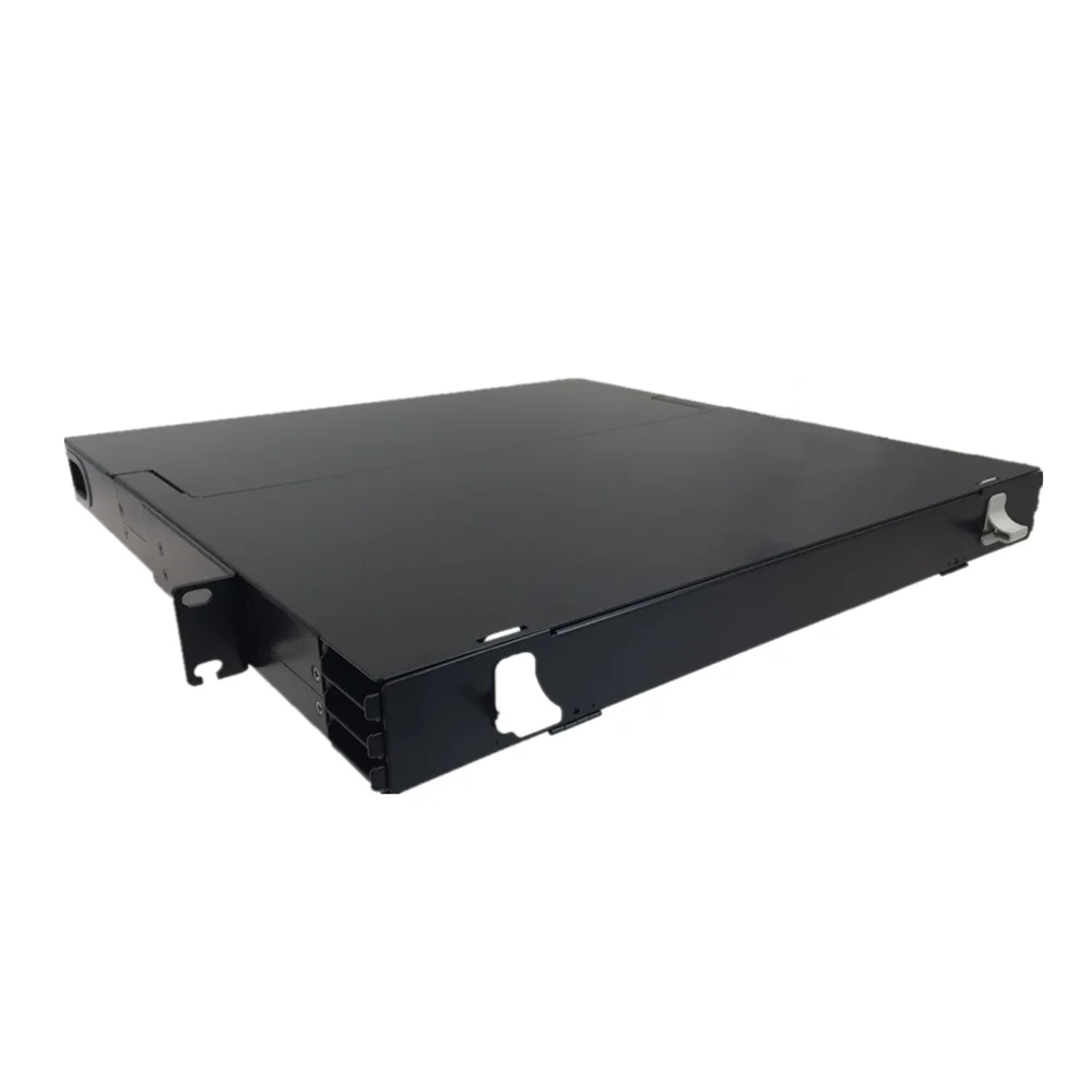 19 дюймов 1 U MPO волокно оптическое патч панель 144 порты MPO LC