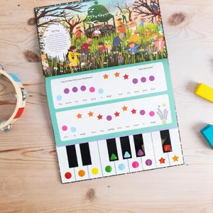 Popular Design Children Sound Board Book With Piano Children Classical Music Audio Book Can Play Piano