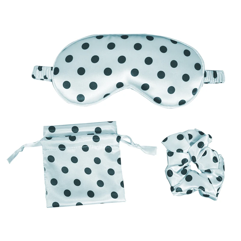 Travel Sleeping Mask Silk Eye Night Mask Sleep Band Silk Eye Mask Set For Women Relax