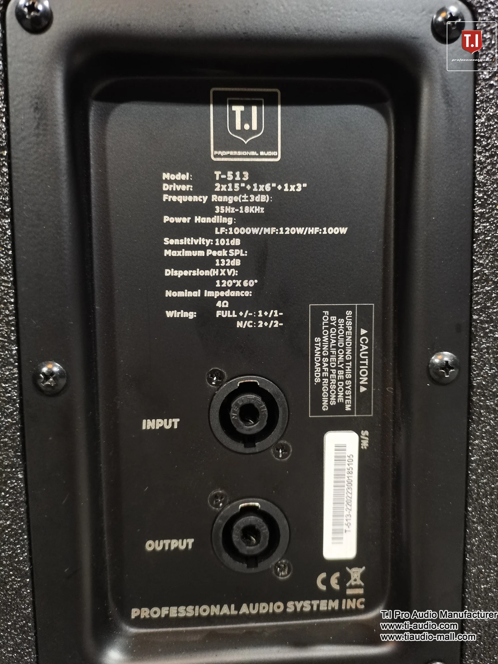 Double 15 Inch Woofer Three Way pa System Full Range Speaker Mid-long Distance Neodymium Driver Audio Loudspeaker