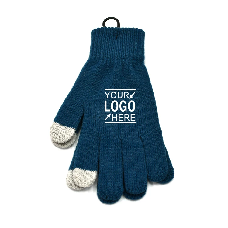 unisex black Custom Logo Cell Phone Smartphone Touch Gloves for Winter Tactile Texting Touchscreen Gloves Touch Screen Glove