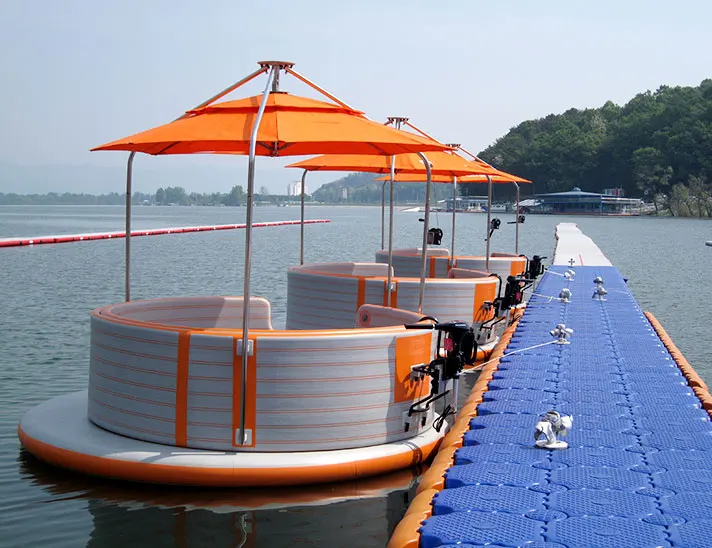 Оборудование для водных игр волшебный пончик надувная плавающая лодка барбекю