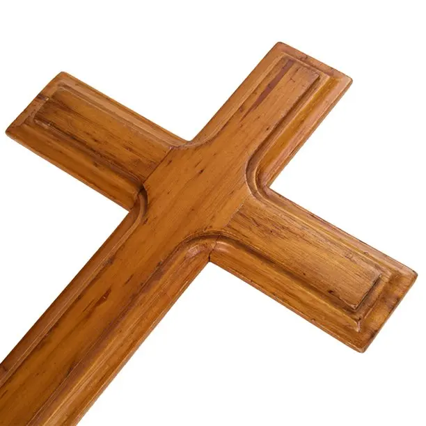 Wooden Cross Ornaments Christ Wall Hanging Table Cross for Home Chapel Church