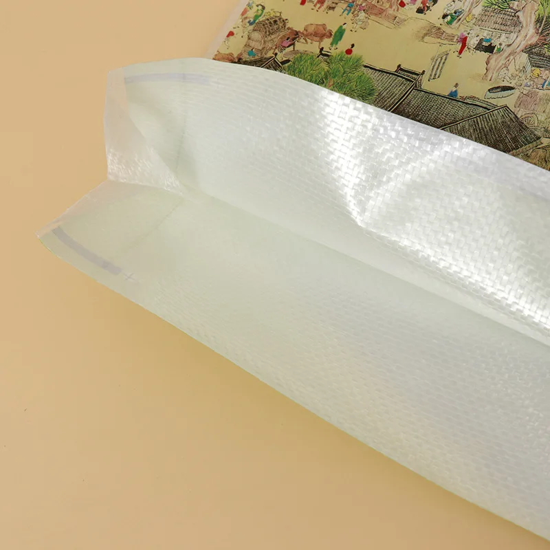 2024 15kg 50kg 25kg 100kg 50lb 20lb 5kg 1 2 kg BOPP OPP PP printing waterproof fertilizer feed packaging portable woven bags