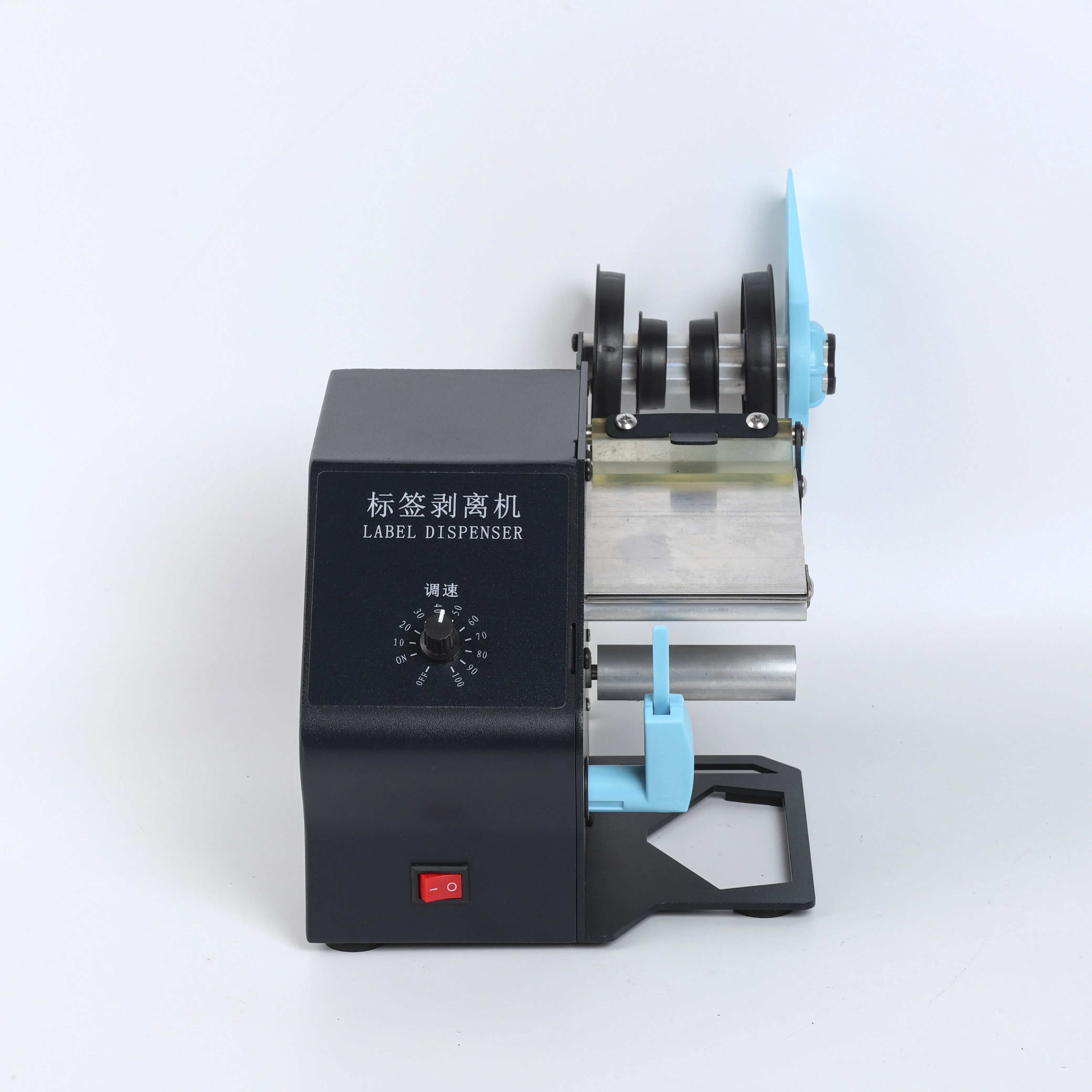 Small Economical Automatic Label Stripping Machine, Barcode Label Dispenser, Sticker Dispensing Machine