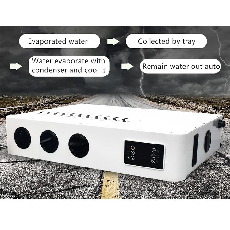 Integrated design electric air conditioning systems 12v/24v/48v air conditioner for EV/truck