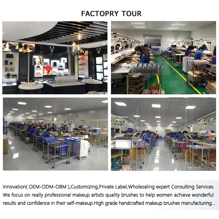 Vonira 9 Pcs Eyeshadow Foundation Powder Eye Blending Eyelash Brow Make Up Brush Cosmetic Beauty Tool Kit Hot Makeup Brushes Set