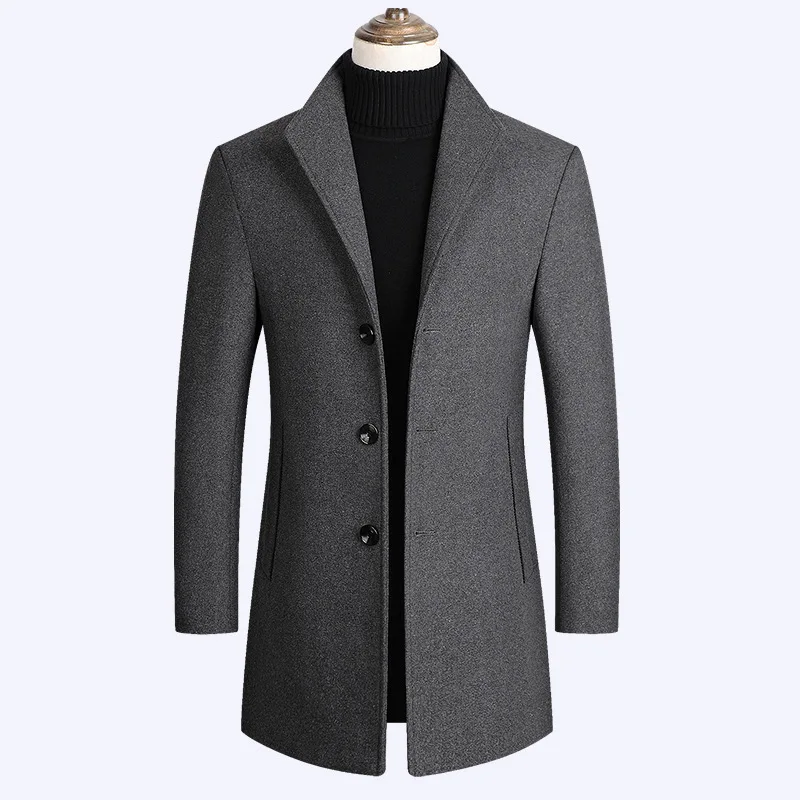 MTJ2006 High Quality In Stock Western Elegant Slim Long Coats Men Jackets And Coats 2021