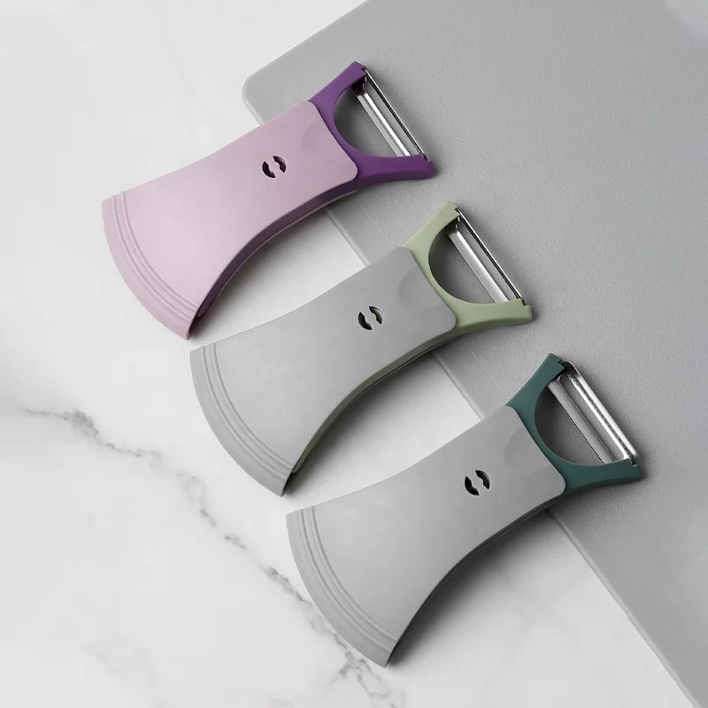 Multifunctional household small sharp blade abs hand held manual kitchen gadgets potato vegetable fruit peeler
