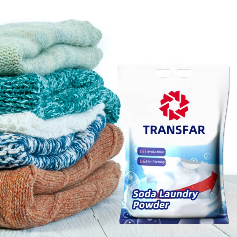Factory Price 1.1kg Violet Fragrance Soda Washing Powder Low Foam Deep Cleaning Laundry Detergent