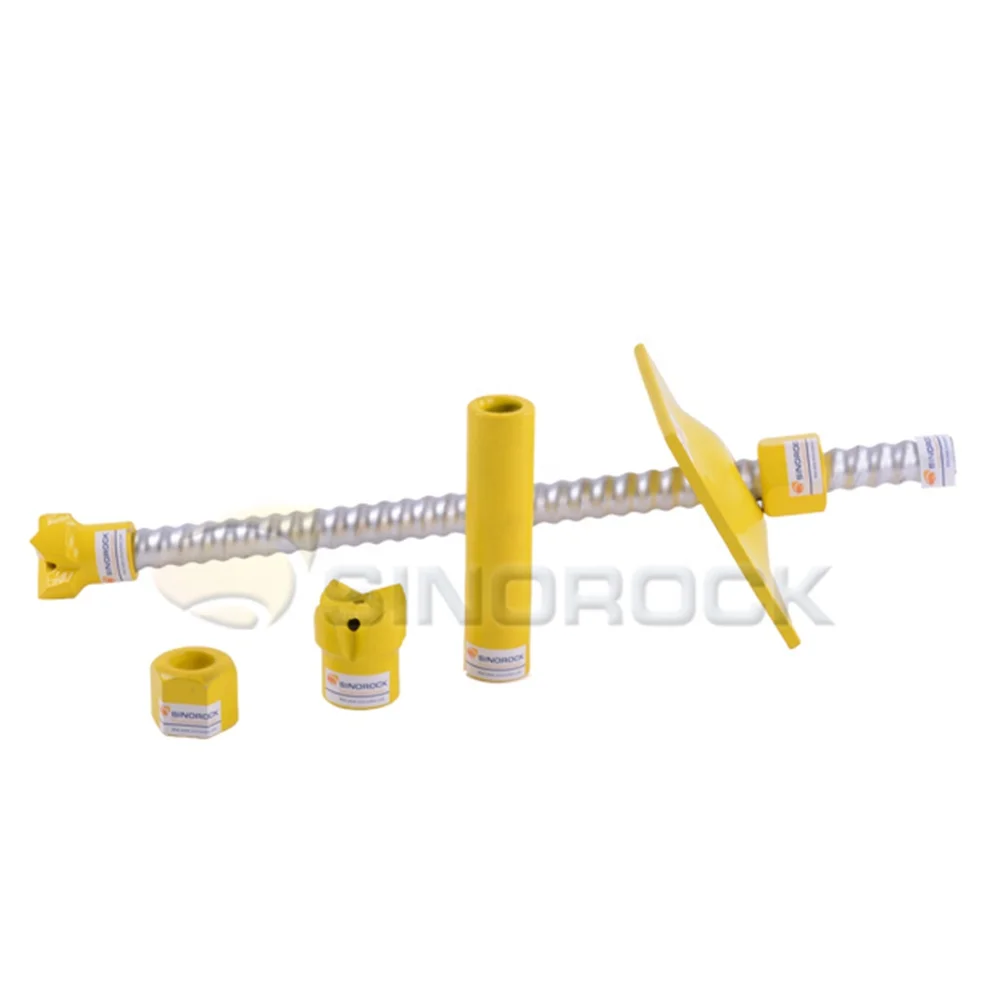 SINOROCK China hollow high tension self drilling foundation bolt for concrete formwork