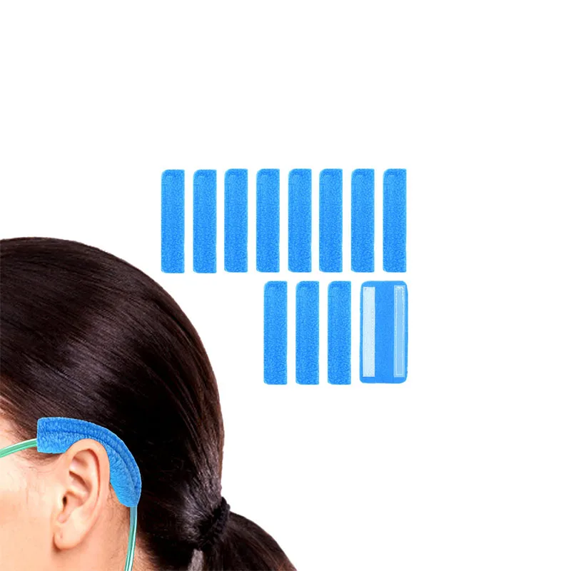 20 Pieces Nasal Cannula Ear Cushions Soft Oxygen Ear Pads Oxygen Tubing Cushion Comfort Cannula Wrap