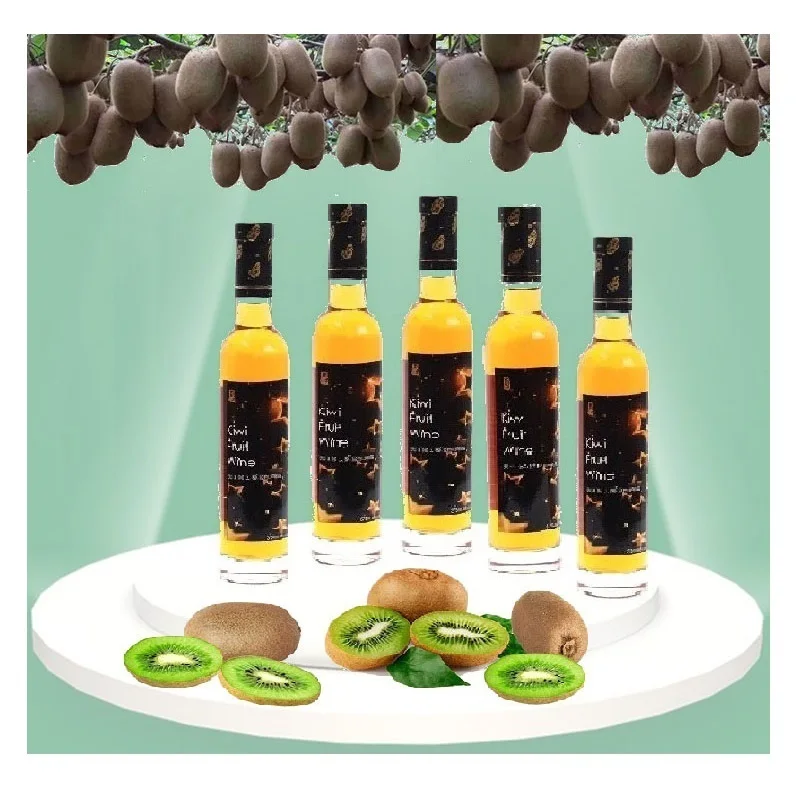 Drink Kiwi wine 375ml/bottle concentrated fruit juice vitamin C syrup bulk lime juice  Health care fruit wine