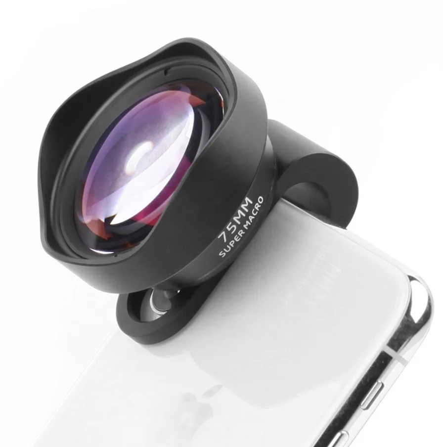 High Quality Smartphone gadget 65mm 75mm 10x 20x macro lens for mobile phone