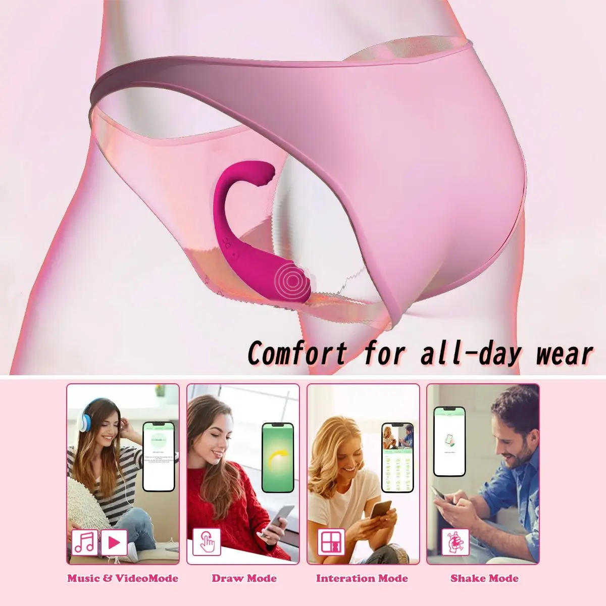 Newest Popular Silicone  Toys Vibrating Eggs Women Wireless APP Control Waterproof Warming Jump Eggs