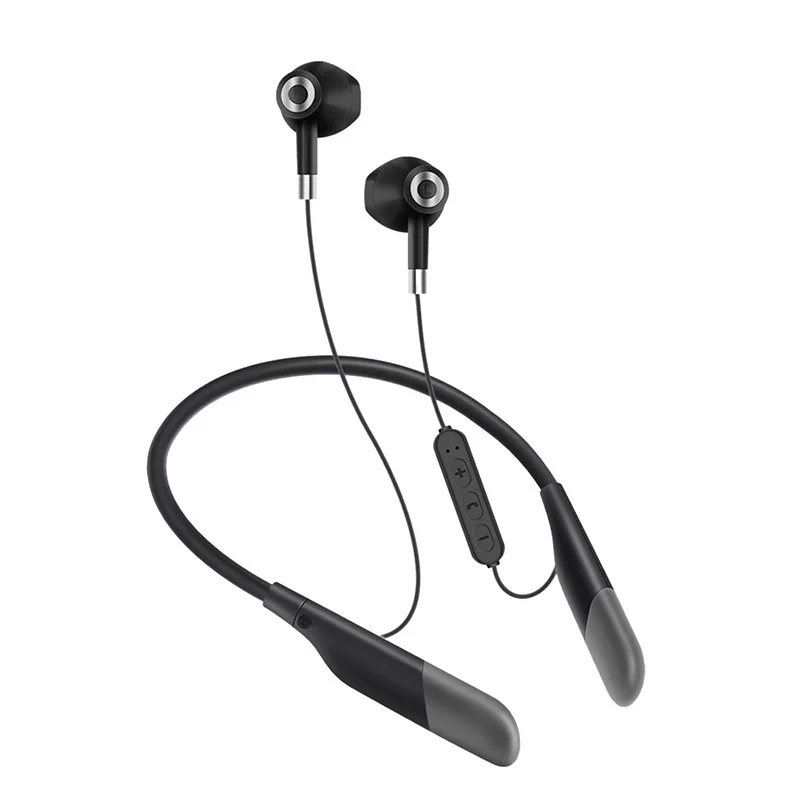 AKZ-R7 ecouteur sans fil neckband headset MP3 card playing listening to songs 20 hours folding wireless neck headset