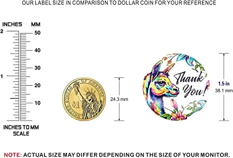 Wholesale Self Adhesive Round Waterproof Vinyl Label Custom size Kraft Paper Thank You Stickers With Logo