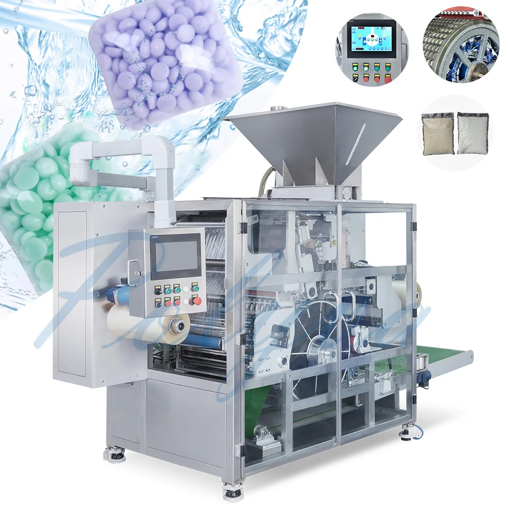 Polyva film laundry pods capsule filling machinery soap making machine other multi function packaging machines
