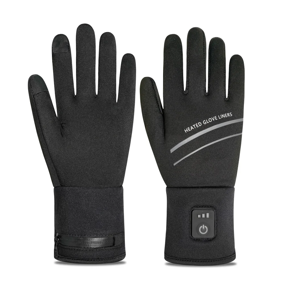  USB battery electric heated glove warmsmart winter waterproof motorcycle riding football liner