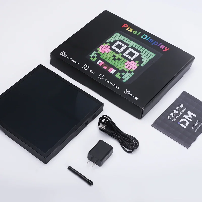 LED Smart Matrix Pixel Display,DIY RGB Popular App Control Programmable Screen,Pixel Art NightLight,Cool Animation Frame Decor