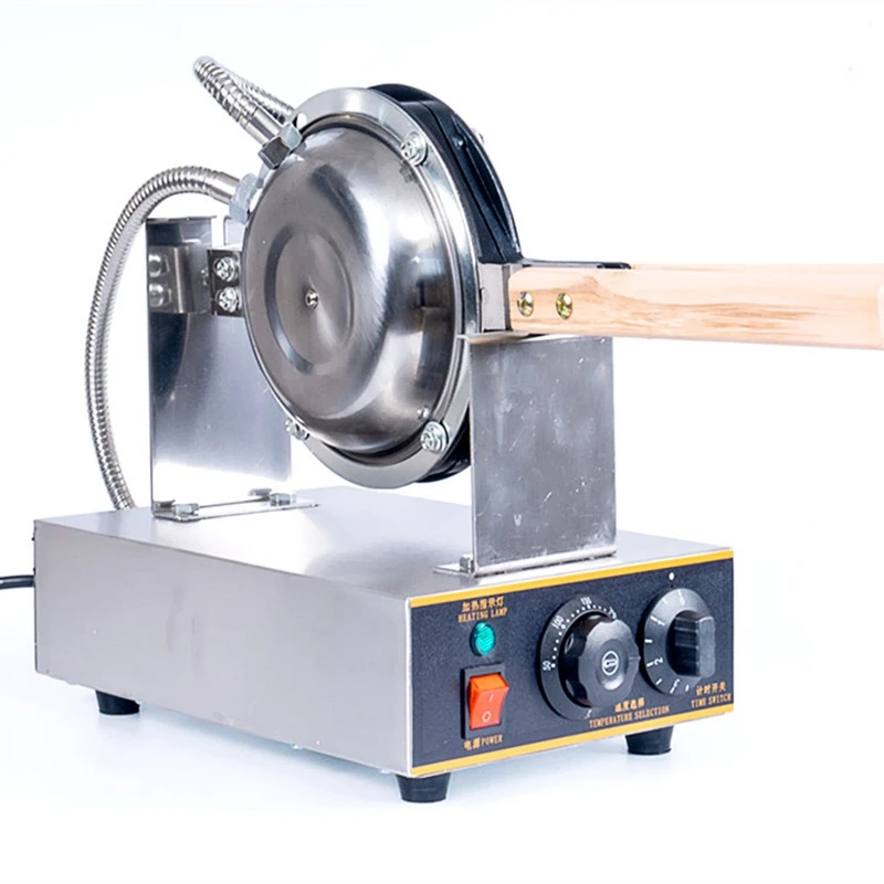 
220V/110V Commercial Bubble Waffle Maker Electric Chinese Eggettes Puff Cake Waffle Maker Custom Plate Iron Bowl 