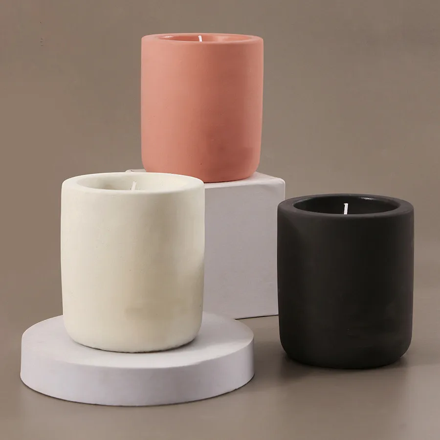 Фарфоровый подсвечник с логотипом под заказ оптовая продажа декоративные керамические подсвечники для украшения дома