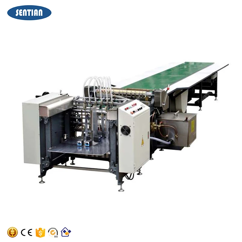 Горячие продукты горячий клей расплава упаковочная машина полуавтоматическая бумага коробка склеивания машина