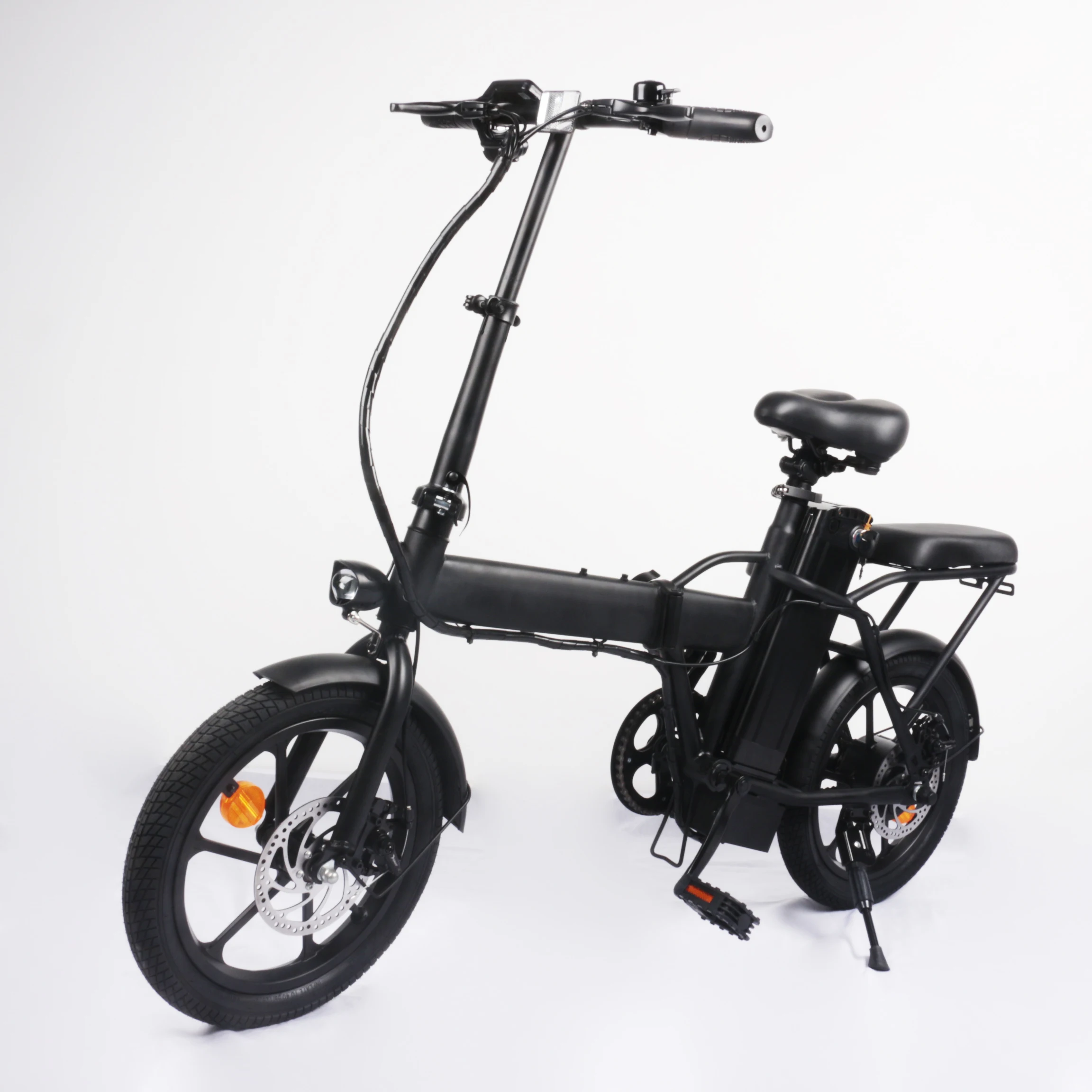 cheap electric folding bike scooter 16inch sand stone roads ride driving road