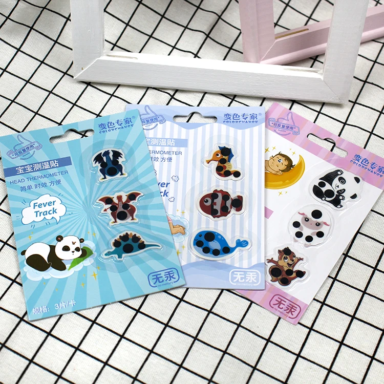 Wholesale Baby Forehead Sticker Thermometer Strip Digital Forehead Feverscan Thermometer Strip