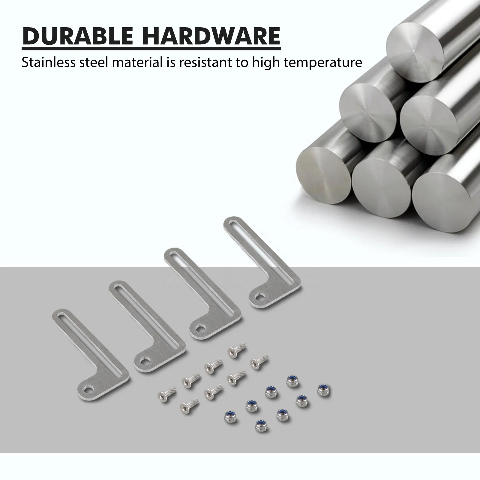 Bevinsee Billet Aluminum V8 Engines Spark Plug Wire Looms Holders Fits Chevrolet SBC BBC SBF 302 350 454 For Ford