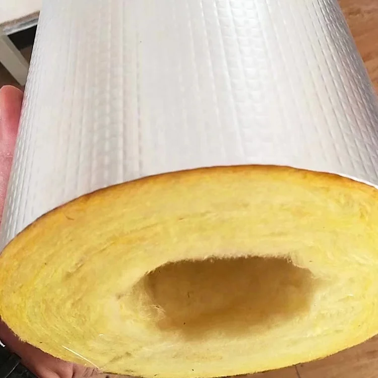 Aluminium Foil Insulation Glass Wool Tube