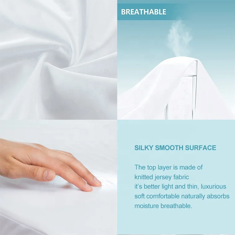 High Quality Home Textile Fabric Manufacturer White Knitted Soft PUL Fabric Waterproof Laminated TPU TPEE Fabric