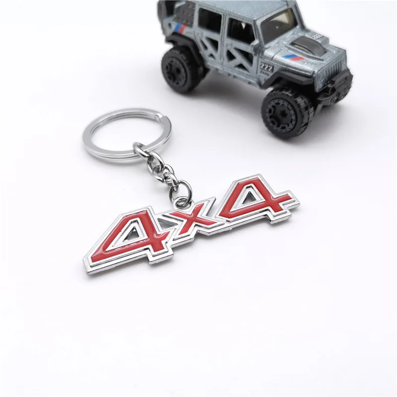 4X4 Jeep Jeep Metal Key chain car off-road vehicle creative key chain belt buckle