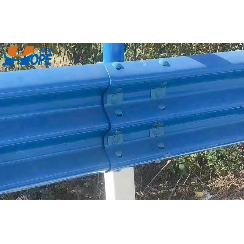 Metal beam Road barrier W463 guardrail Doubled Waveform Customized beam guard rail for sale