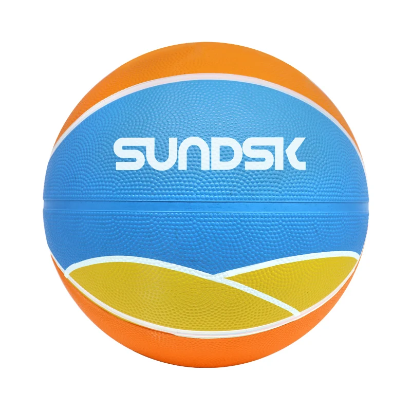 Wholesale rubber oem custom logo size 1 2 3 4 5 6 7 outdoor basketball ball