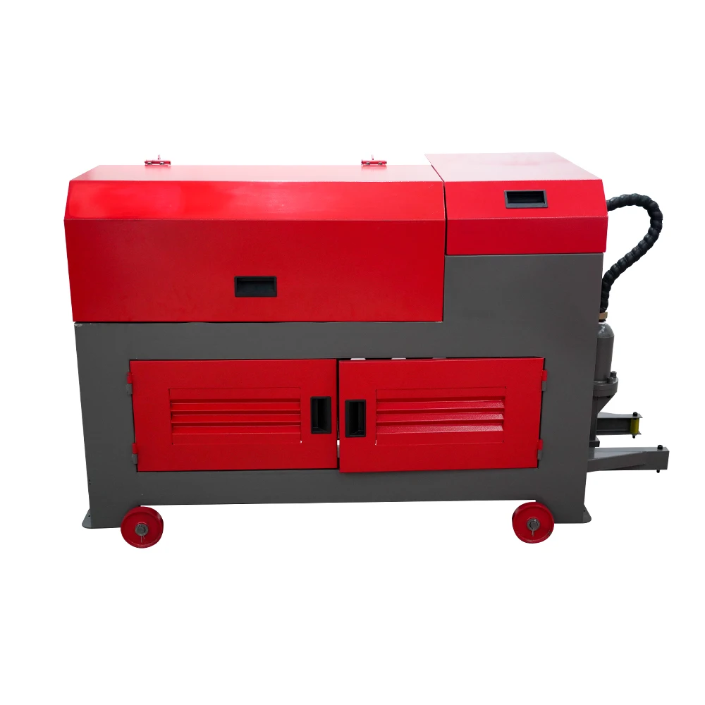 High Quality 11 kw Steel Bar Straightening and Cutting Machine Metal  Rod Straightening Machine Rebar Cutter