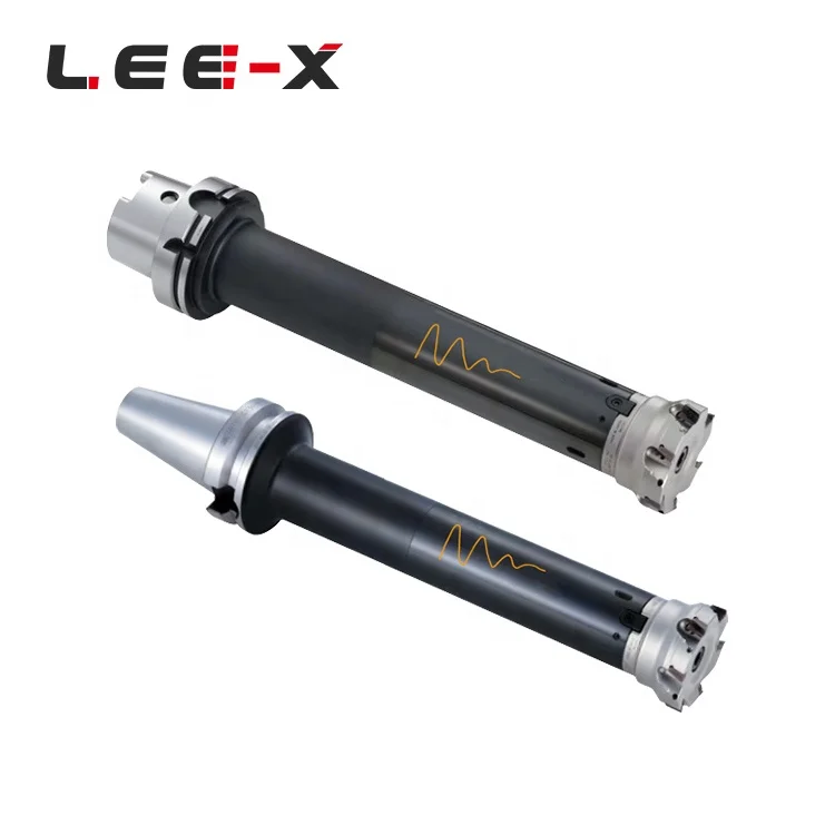 LEE-X Damping Seismic Tool Holder HSK50A 63A 80A 100A SDF FMB Damping Anti-seismic Tool bar Shock Absorbing Cutting Tools