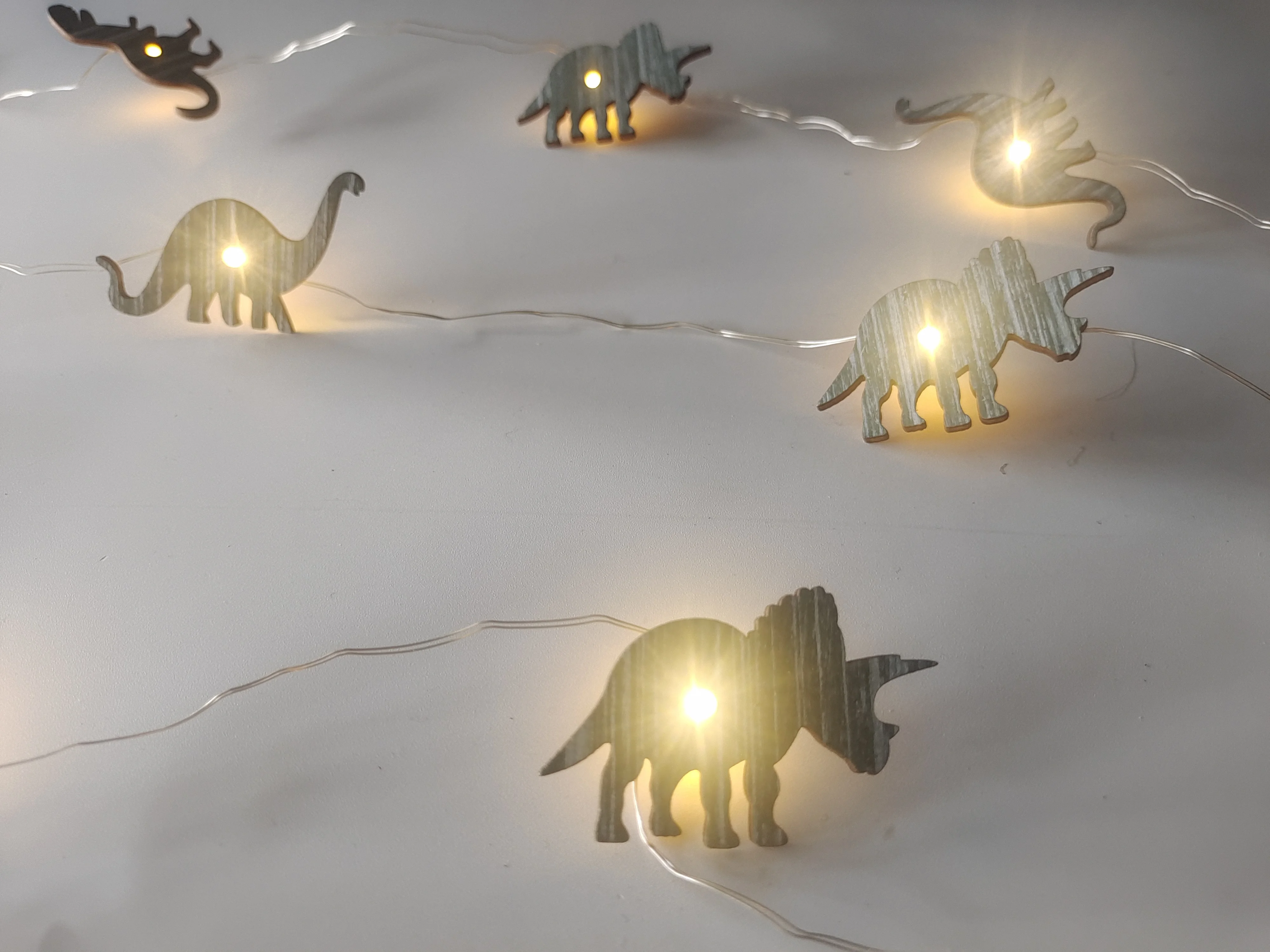 Hot Sale Room Battery Operated String Led Strip Light Dinosaur Decor Indoor Christmas Party Lights