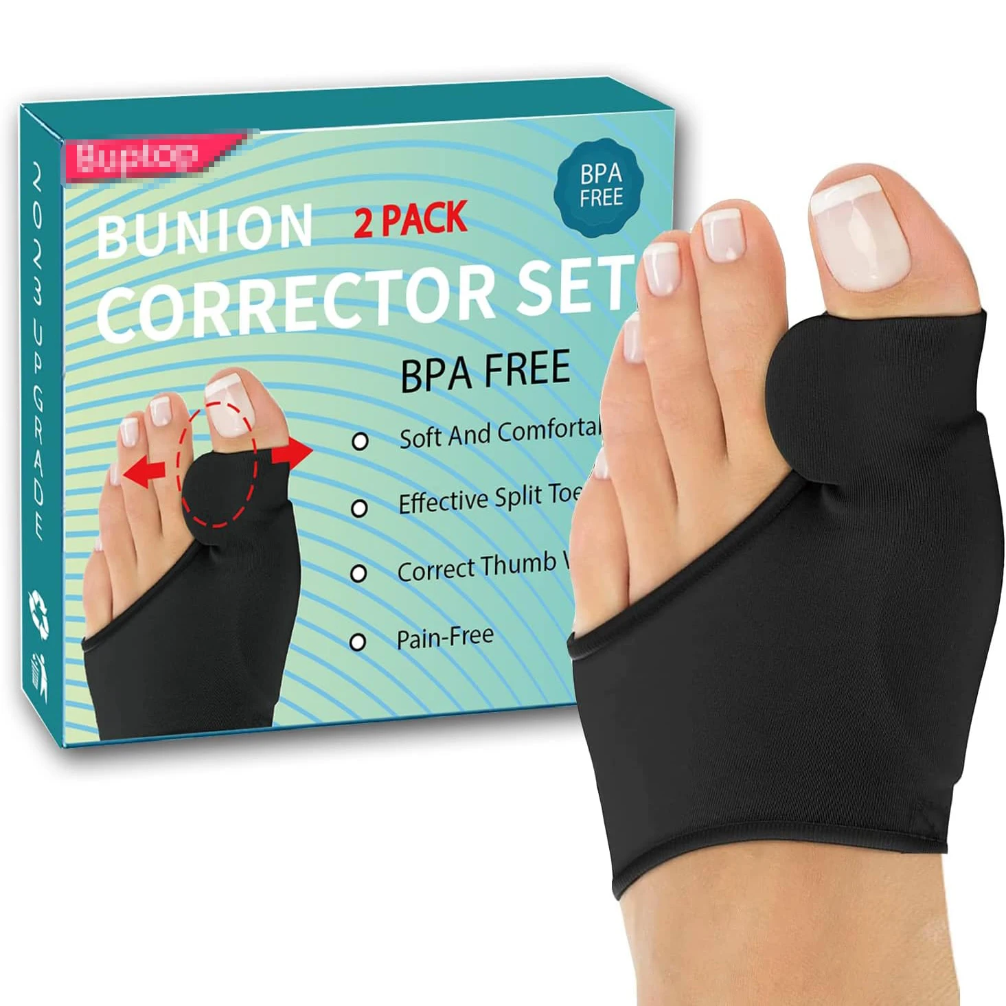 Bunion Corrector for Women and Men, Orthopedic Bunion Splint,Big Toe Straightener Pain Relief