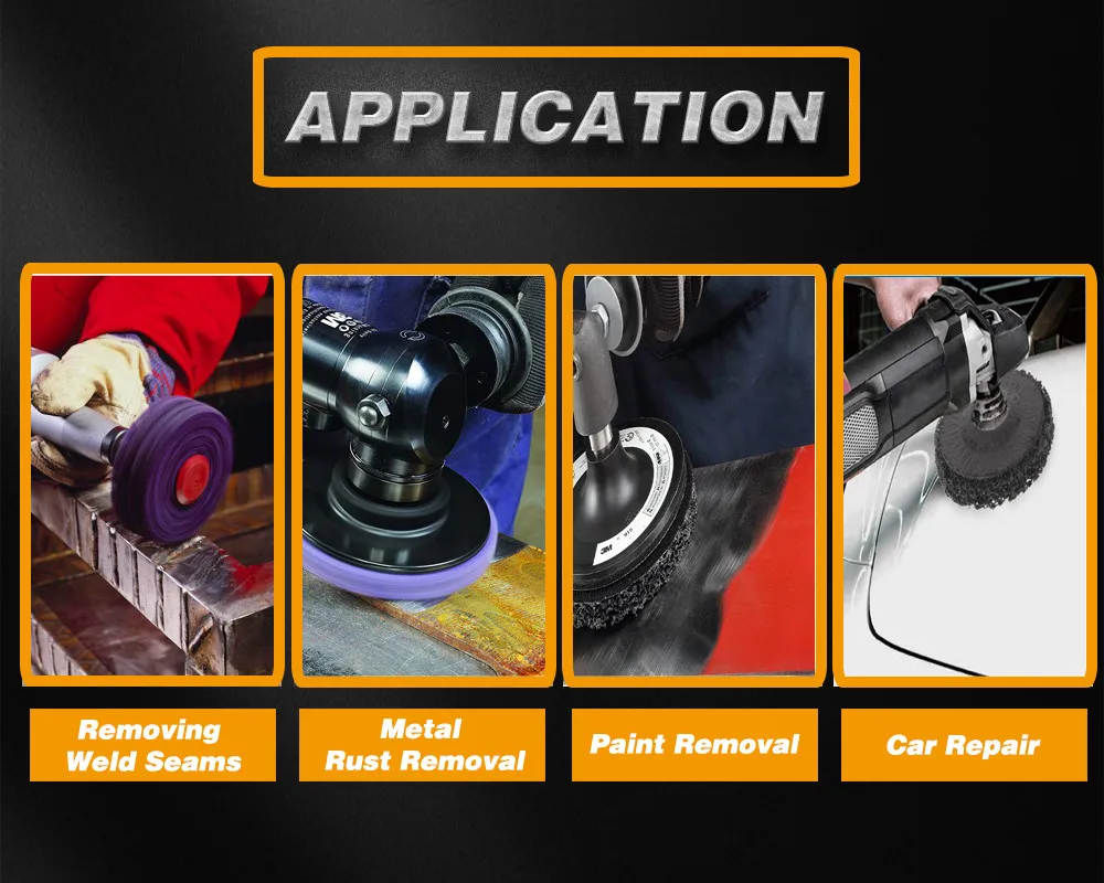 Abrasive Tools 115 X 22mm 4.5 inch  Purple Strip And Clean Disc For Grinding Metal Removing Paint And Cleaning Weld Seams