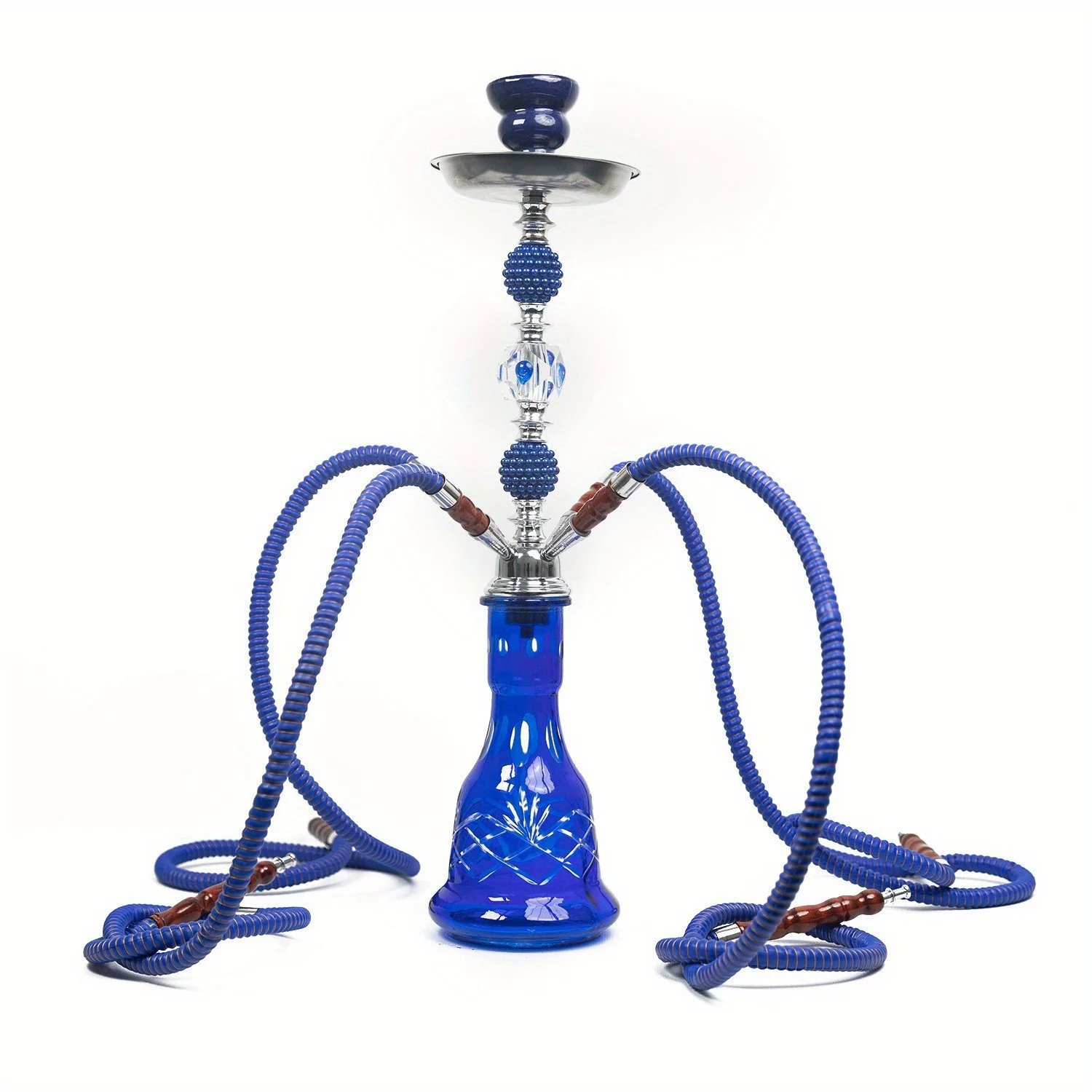 Custom Logo Smoking Hookah Four Pipe Cachimba Chicha Shisha Hookah Set