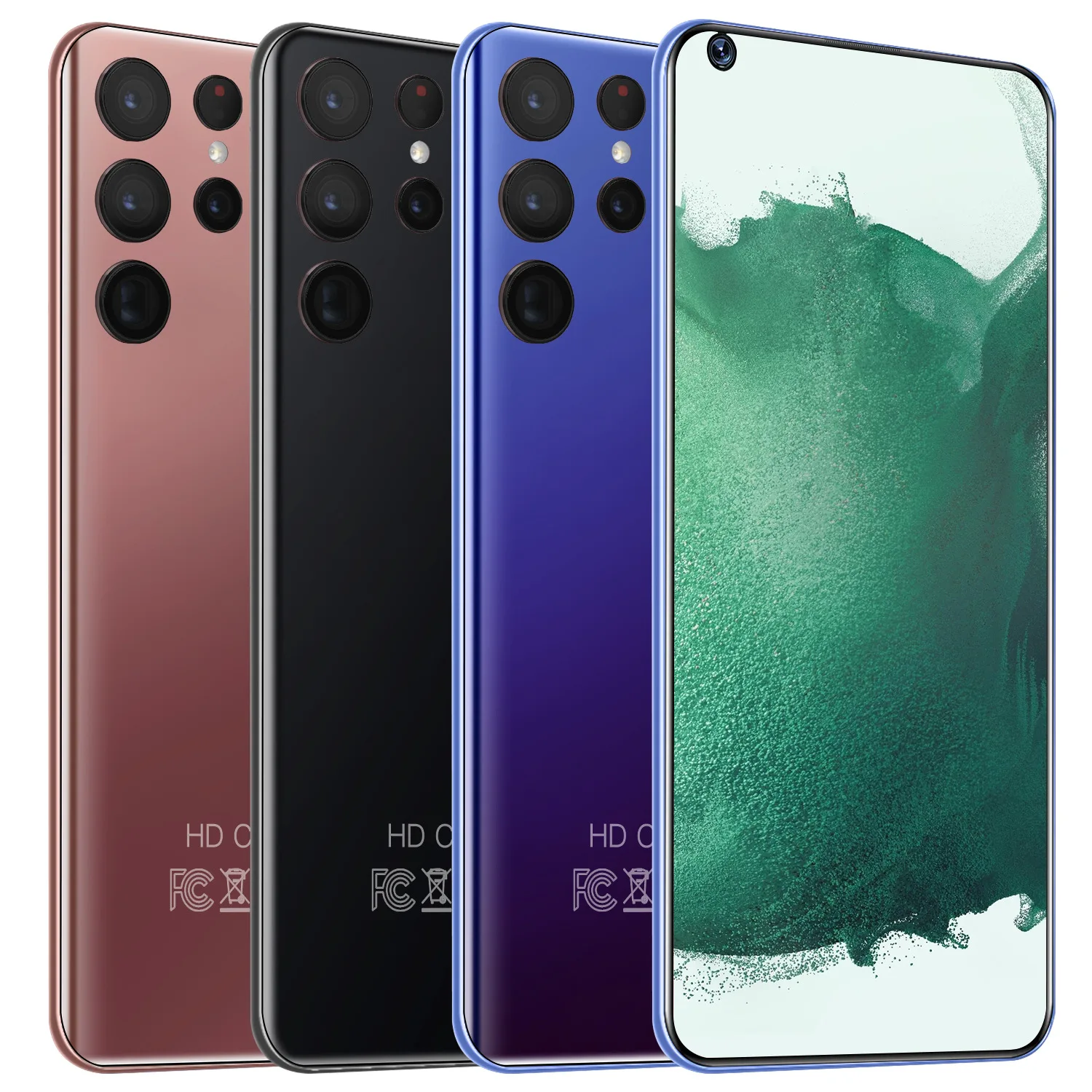 Новый разблокированный смартфон S22 Pro + 2022x1440 10 ядер 16 ГБ 3200 5G мобильный телефон с большой емкостью Android