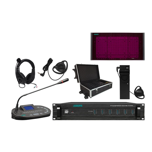 All In One IR Infrared 4/8/12/16 Channel Simultaneous Interpretation System for Forum