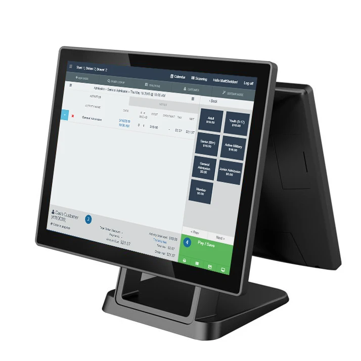 Point of sale cheap touch screen POS terminal windows restaurant retail cashier billing POS machine