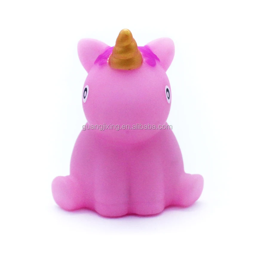
New Design Floating bathtub Toys Light Up Animal Baby Shower Unicorn Bath Toy 