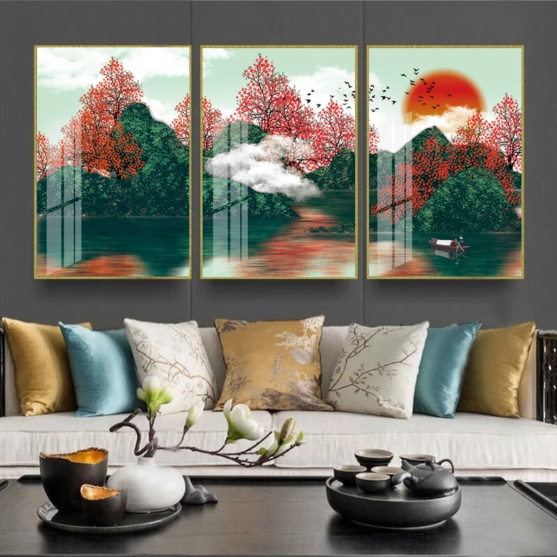 Custom decor for home oil Painting art Abstract Scenic tree Wall Art Posters Other wall Paintings