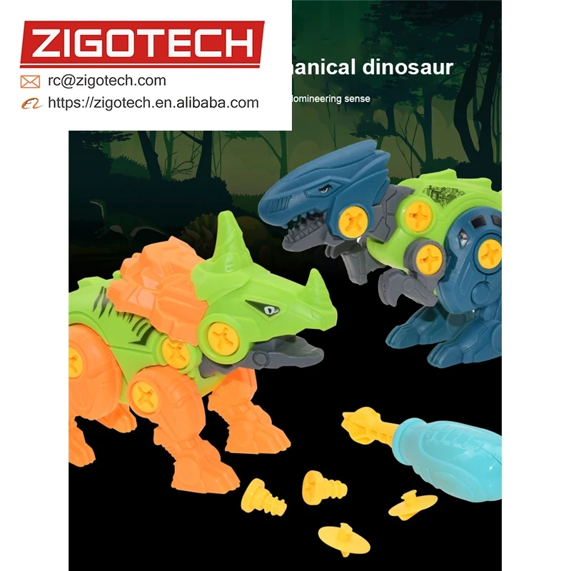 4 Type nut disassembly dinosaur egg with screwdriver DIY educational toys for children boys toys for children