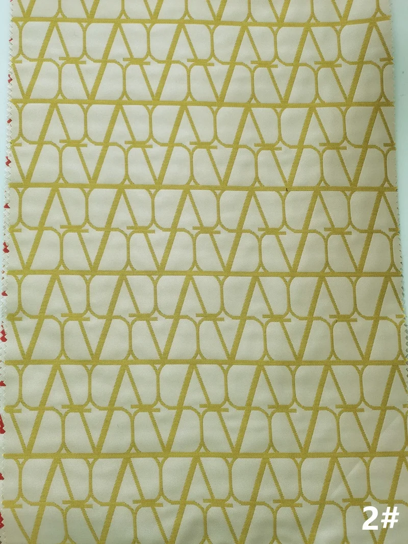 184gsm Viscose custom design softer lady dress jacquard woven fabric