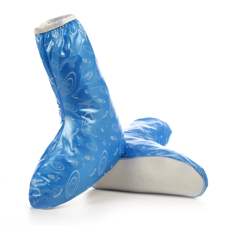 China Cheap Tourist Area Rainproof anti skid disposable durable rain shoe covers for bicycle