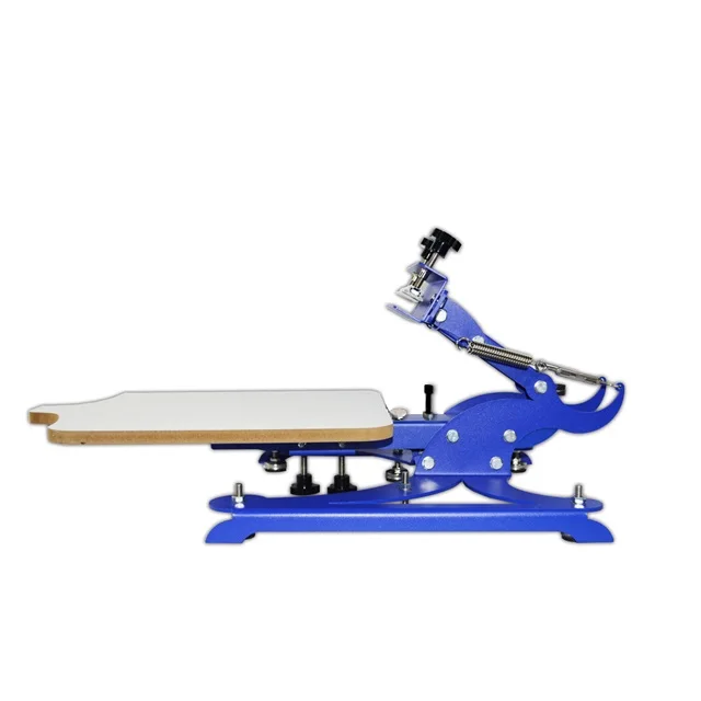 Manual 1 Color 1 Station T-Shirt Bags Silk Screening Screen Print Press Screen Printing Machine